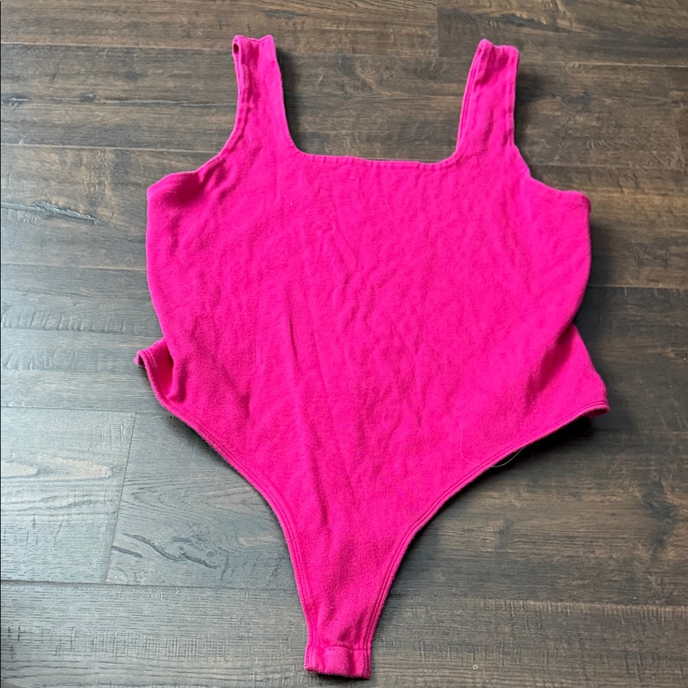 Vibrant Pink women’s body suit tank #c2